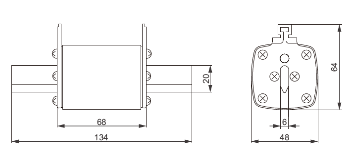 NH1-Sigorta Bağlantısı Boyutu